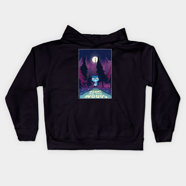 Night In The Woods Kids Hoodie by twinkscout